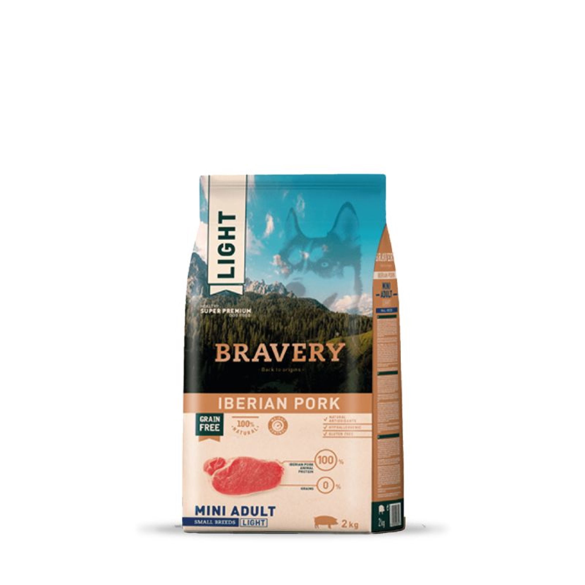 Alimento Super Premium Light Para Perros Adultos Razas Pequeñas Sabor Cerdo 2 kg