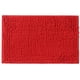 thumbnail image 1 of Alfombra de baño navideña, súper suave, absorbente, antideslizante, de microfibra chenilla, para bañera, ducha, superficie texturizada, suelo, cabina de ducha, color rojo., 1 of 5