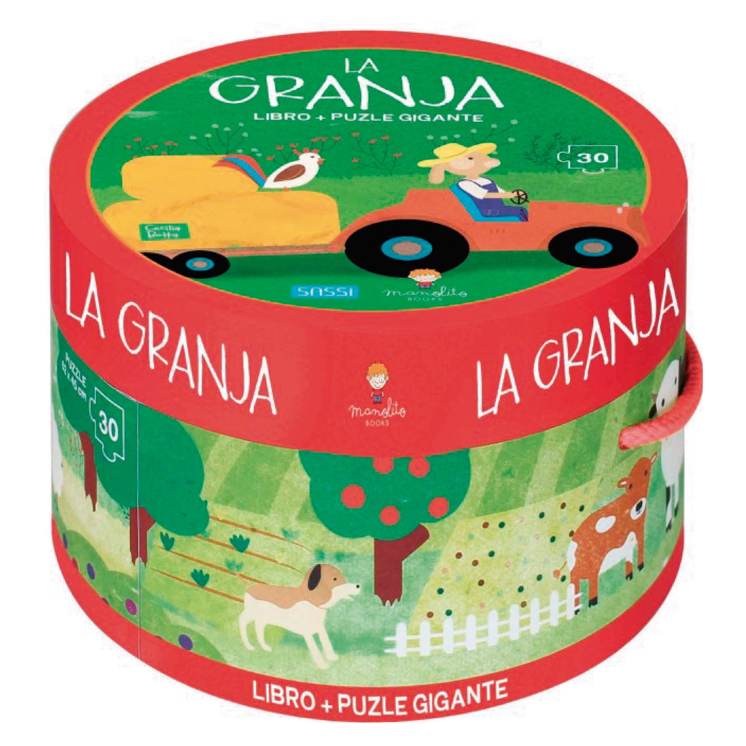 Manolito Books - Libro Y Puzzle La Granja