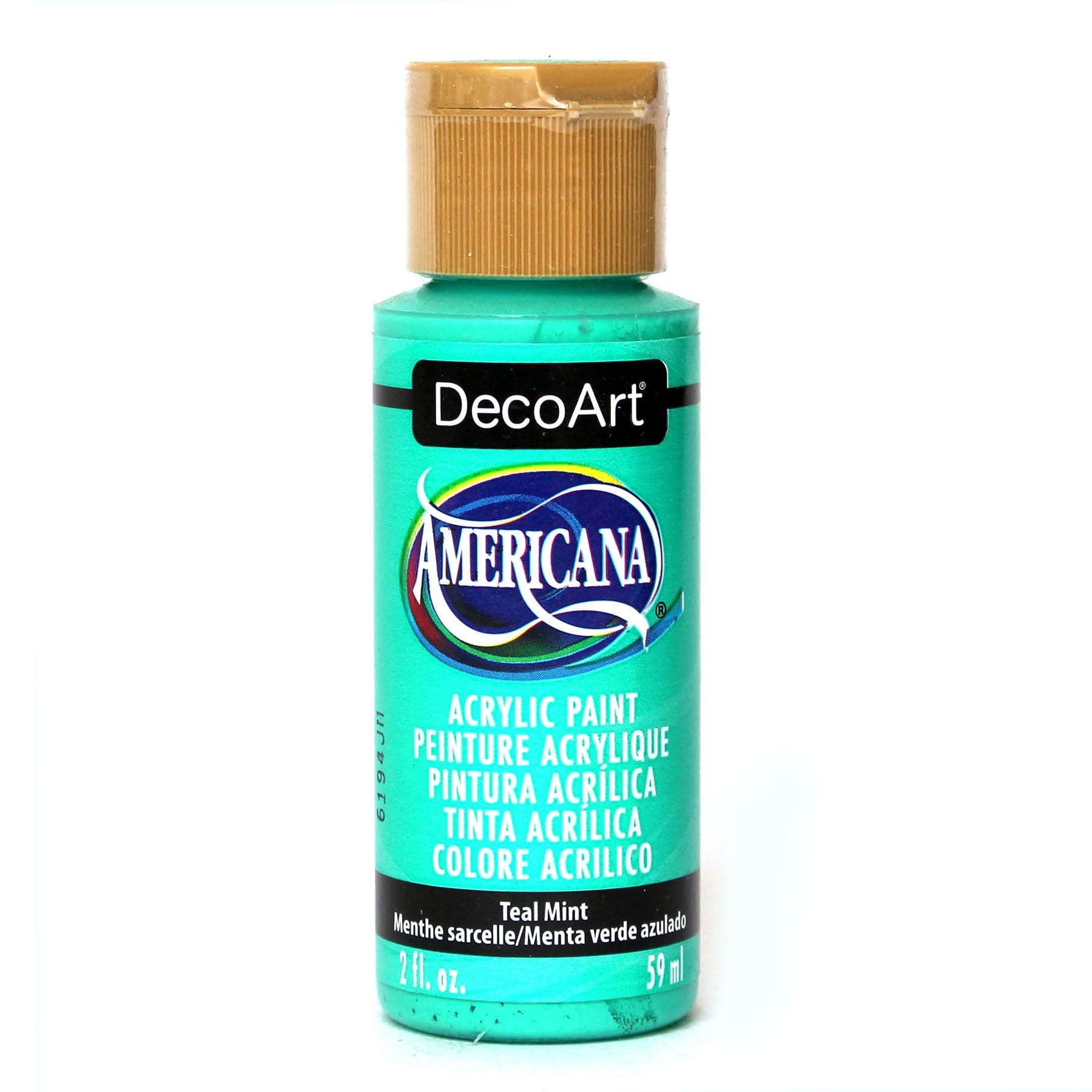 Pintura Decoart Americana Acrílico Verde Menta, 60 Ml