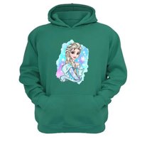 Genérico - Polerón Canguro Elsa Verde Aguamarina Talla Xl Unisex