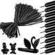 thumbnail image 1 of Globos negros YXYL 260, 100 piezas, largos de látex para fiestas, 1 of 7