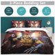 thumbnail image 5 of Deadpool Wolverine Family Bed 3 Piece Set Personalized Bedding Decor for Kids And Teens Anime Student Dormitory Cover, 5 of 5