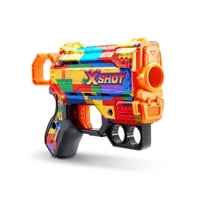 X-Shot - Lanzador De Dardos X Shot Menace Skins 8 Dardos - Striper