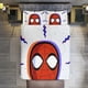 thumbnail image 3 of Juego de ropa de cama Spidean para niños, hombres y mujeres, tamaño matrimonial, edredón, funda de edredón y fundas de almohada., 3 of 3