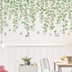 thumbnail image 1 of 2pcs, Leaves Flowers Wall Sticker, Background Wall Stickers Vivid Plants Butterfly Wall Stickers PVC Wallpaper Decoration 11.8''*35.4'', 1 of 4