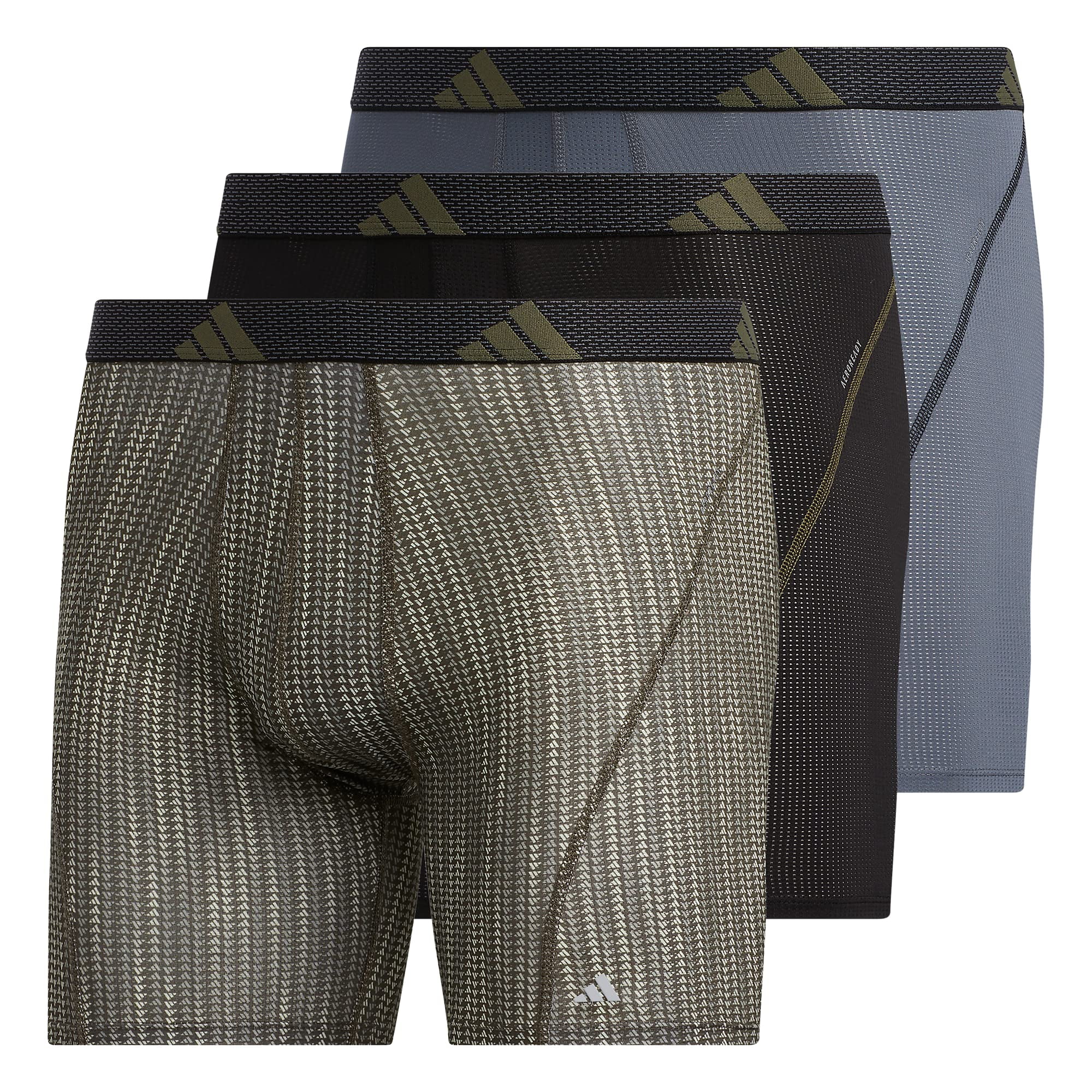 Calzoncillos Tipo Bóxer Adidas Sport Mesh Para Hombre, Paquete De 3, Xxl