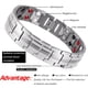 thumbnail image 2 of Pulsera de acero inoxidable con terapia magnética para hombres, alivio del dolor de artritis y síndrome del túnel carpiano, mejora el campo magnético fisiológico del cuerpo y elimina la fatiga., 2 of 7