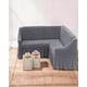 thumbnail image 4 of Funda Cubre Sofa En Forma De L Color Gris, 4 of 4