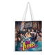 thumbnail image 1 of SOY LUNA Bolso de tela con estampado de lienzo para mujer, bolsa de compras reutilizable y estética, con cremallera interior, regalo para mujer, 35 × 40 cm., 1 of 6