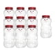 thumbnail image 1 of 10x Muñeco De Nieve Botellas De Jugo Navidad 500ml Transparente Para Escalada Camping Rojo, 1 of 5