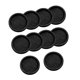 thumbnail image 5 of 10x Base De Broche De Madera, Bandejas De Pines De Broche Para Broches De Bricolaje, Insignia Negra De 20mm, 5 of 5