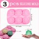 thumbnail image 3 of Moldes de Silicona JIIVORS Pack de 3 con Diseño de Flor, 3 of 7