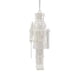 thumbnail image 1 of Colgante navideño cascanueces blanco iridiscente, 1 of 2