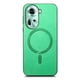 thumbnail image 1 of Magnetic Slim Case for OPPO Reno 11 5G with Camera Guard & Anti-Scratch Back Green, 1 of 6
