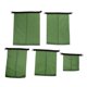 thumbnail image 3 of 5 tama?os establecidos impermeable bolsa de almacenamiento en seco bolsa de rafting kayak ejército verde, 3 of 5