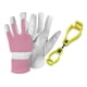 thumbnail image 1 of Guante De Cabritilla Rosa + Portaguantes Amarillo Talla M, 1 of 2
