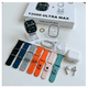 thumbnail image 2 of Reloj Smartwatch T2000 Ultra Max 7en3 + Audífonos +7 Correas naranja-verde-rosa-gris, 2 of 3