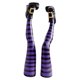 thumbnail image 1 of 2pcs Wizards Witch Piernas Prop Halloween Patio Interior Jardín Exterior Púrpura, 1 of 5