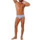 thumbnail image 2 of INSPIRE CHIC Ropa interior masculina triangular Cinturilla a rayas Cintura media Calzoncillos suaves 28 Gris, 2 of 5