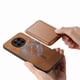 thumbnail image 5 of Funda de Cuero Magnética con Tarjetero para Honor Magic 7 Pro Cubierta Delgada Marrón, 5 of 5