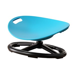 Magideal - Silla Giratoria Para Niños, Juguete Sensorial, Estable, Portátil, Con Rotación De 360 Grados, Antideslizante, Taburete Giratorio Para Dormitorio Y Azul