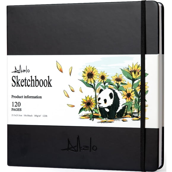 Cuaderno de bocetos ALKALO 120 páginas papel grueso 180 GSM