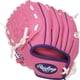 thumbnail image 4 of Guante de béisbol Rawlings PLAYERS Series T-Ball Youth 9 Rosa, 4 of 6