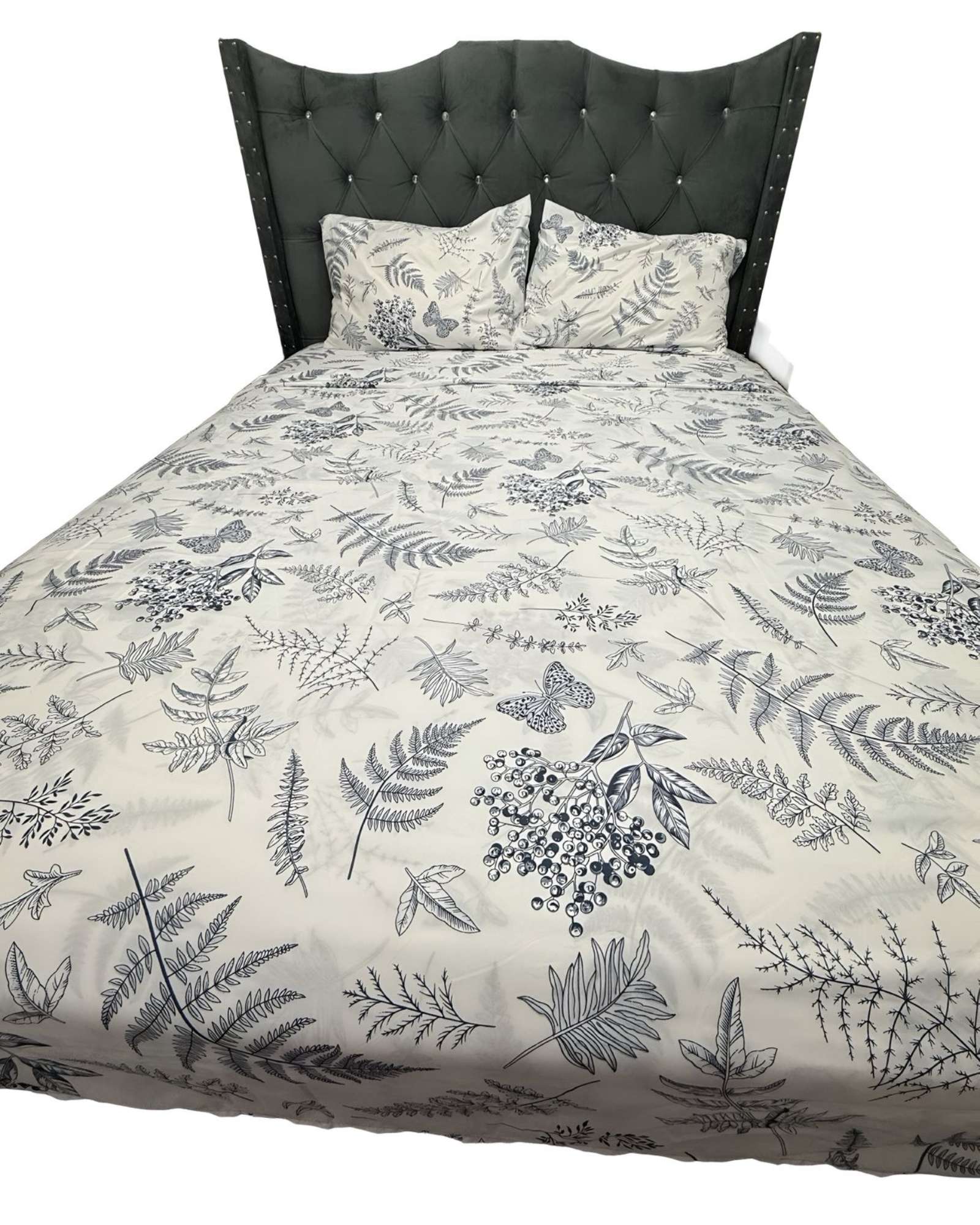 Teng Fei - Sabana De Género 2 Plazas Hojas