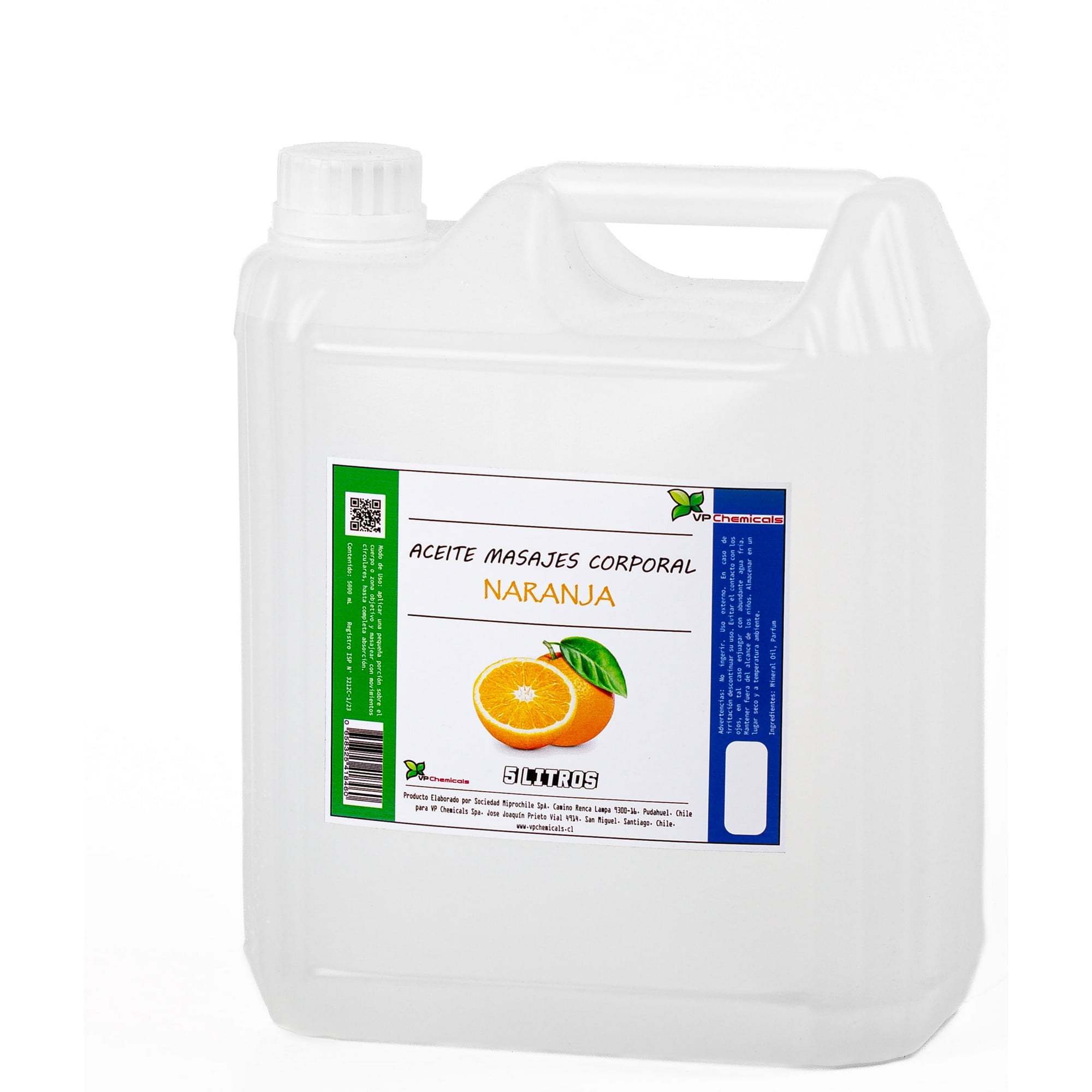 Vp Chemicals - Aceite De Masajes Naranja - Bidon 5 Litros