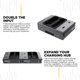 thumbnail image 5 of Cargador de Baterías Deity DQC2 de 2 Bahías USB-C con Batería S-95, 5 of 7