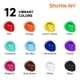 thumbnail image 4 of Set de pintura acrílica Shuttle Art, 12 colores, botellas de 250 ml, 4 of 8
