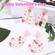thumbnail image 3 of 2 pares de aretes de San Valentín, 2 estilos de acrílico con forma de corazón, colgantes con mensaje, conversación, estampado de gota de agua, regalo de joyería para novia, suministros para fiestas., 3 of 7