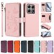 thumbnail image 3 of Funda Cartera Mariposa para [Xiaomi 14T Pro] con Soporte y Cremallera Rosa, 3 of 6