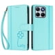 thumbnail image 3 of Funda Cartera Trébol para Motorola Edge 70 Fusion con Ranuras Tarjetas y Carga Inalámbrica Verde menta, 3 of 6