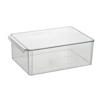 Magideal - Contenedor Con Tapa, Recipientes A Prueba De Bolas De , Panadería, Caja Grande Transparente A Prueba De De Pan Para Despensa, Fabricación De