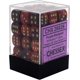 thumbnail image 1 of Set de dados Chessex Gemini morado, rojo y dorado de 12 mm con funda de almacenamiento, 1 of 2