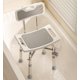 thumbnail image 1 of Silla de ducha Bluelog con respaldo para personas mayores y discapacitadas, 1 of 6