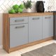 thumbnail image 1 of Mueble Base Alba 3P 1C Café/Gris, 1 of 3