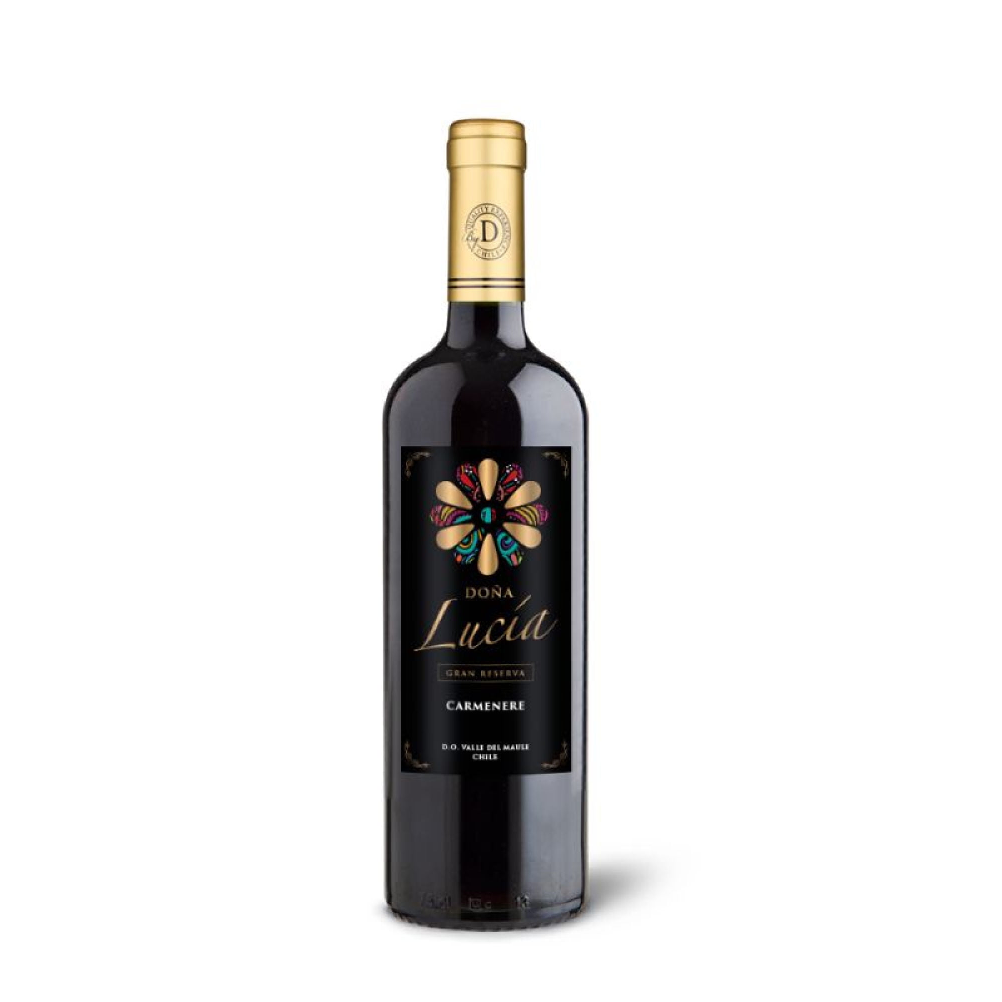 Vino Tinto Gran Reserva Carmenere Botella 750 ml Doña Lucia