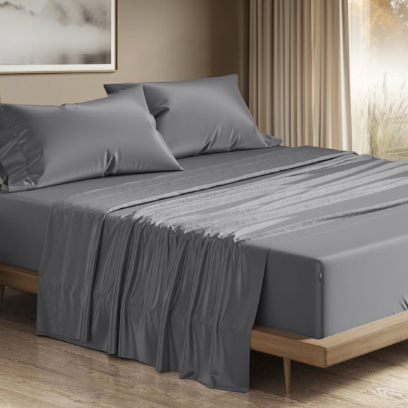Juego de sábanas THREAD SPREAD Queen 1200TC de algodón egipcio – color oscuro
