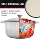 thumbnail image 4 of Horno holandés MUELLER HOME de hierro fundido esmaltado de 7.5 L, color blanco ostra, 4 of 7