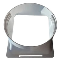 Genérica - Conector Para Tubo/Manga Aire Acondicionado 15Cm, Conector De Aire Acondicionado Portatil, Es De Base Cuadrada