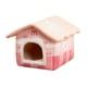 thumbnail image 4 of Camas Para Gatos Para Gatos De Interior, Extraíble, Lavable, Encantadora Cama Para Dormir, Cama Para Gatos, Cueva, Rosa, S, 4 of 5