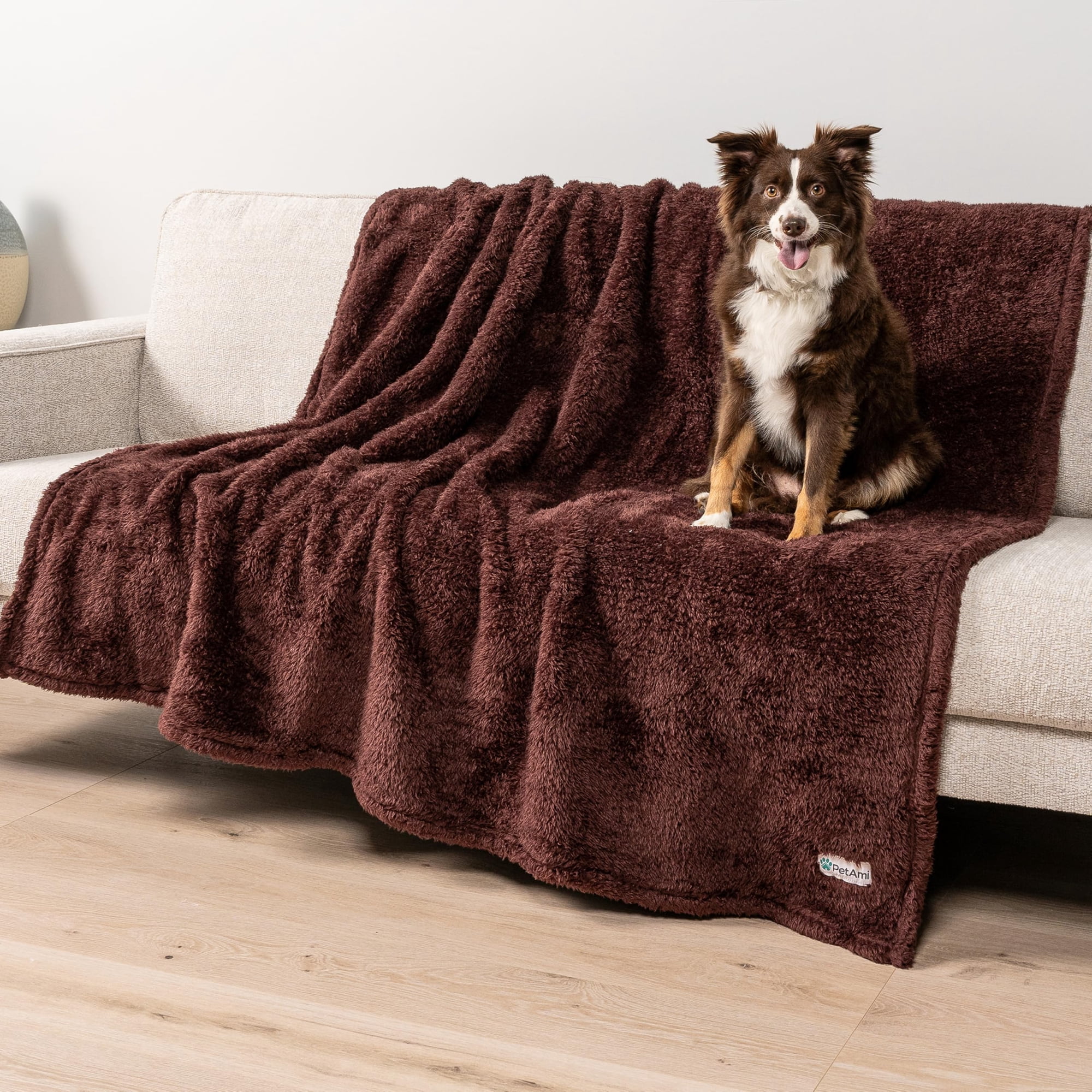 Manta Impermeable Para Perros Petami Fluffy Para Cama Para Perros Grandes
