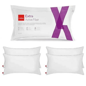 Pack 4 Almohadas Rosen Extra Active Fiber 50 X 90 Americana