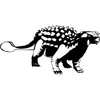 Rienda Libre Graphics - Decomural Ankylosaurus Jurassic Dinosaur Ws-17560