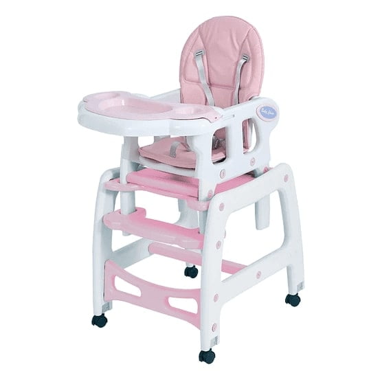 Kidscool - Silla De Comer New Rosa Claro 3 En 1