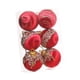 thumbnail image 3 of 6x Bolas De Navidad Adornos Colgantes De Navidad Decoraciones Colgantes Para árbol De Navidad Rojo 8cm, 3 of 5