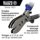 thumbnail image 2 of Crimper Klein Tools 86520, 5 cuchillas, para ductos, tuberías y metal, 2 of 8